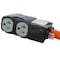 Ac Works Power Strip Cord, STW, 5-15/20R, TT-30P, 1.5 ft., Orange TTCBF520 - alternate 3